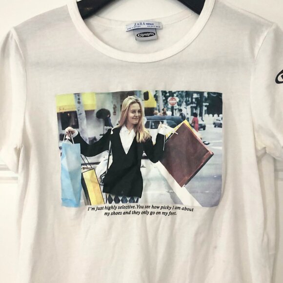 Zara Clueless Graphic T-Shirt - Picture 7 of 7
